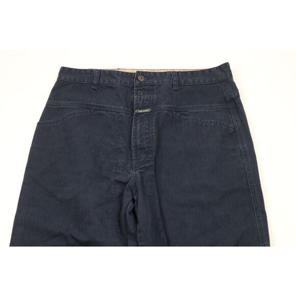 Vintage 90s Marithe Francois Girbaud Mens 34x33 Spell Out Baggy Fit Denim Jeans - Picture 2 of 16